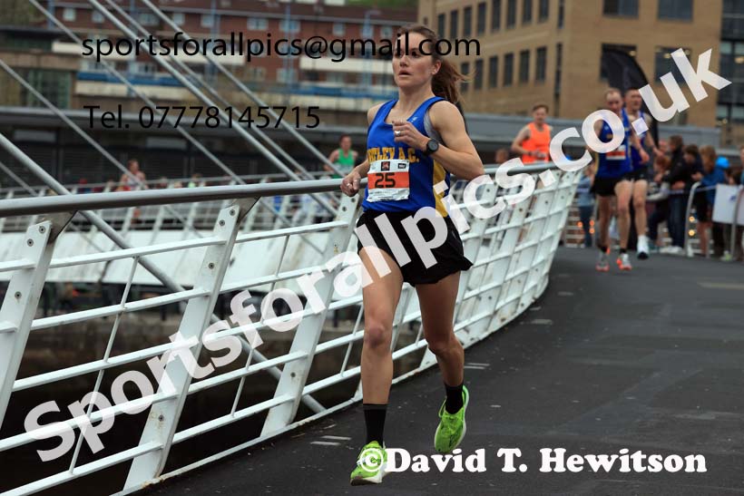 The 2025 Quayside 5k, Newcastle-Gateshead, Wednesday, April 23rd. Photo: David T. Hewitson/Sports for All Pics